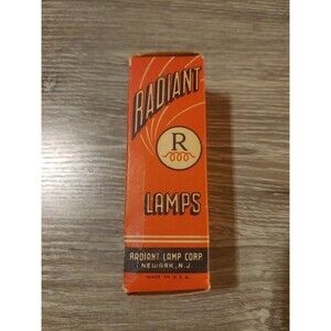 Vintage Radiant Lamps Projector Bulb 150W 120V 2CC8-FILA 1940s